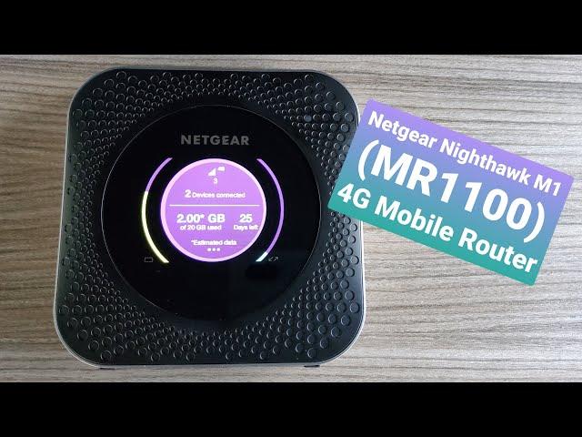 Netgear Nighthawk M1 (MR1100) 4G Mobile Hotspot Router