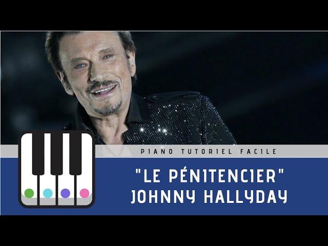 Le pénitencier - Johnny Hallyday - Piano tuto facile + Synthesia