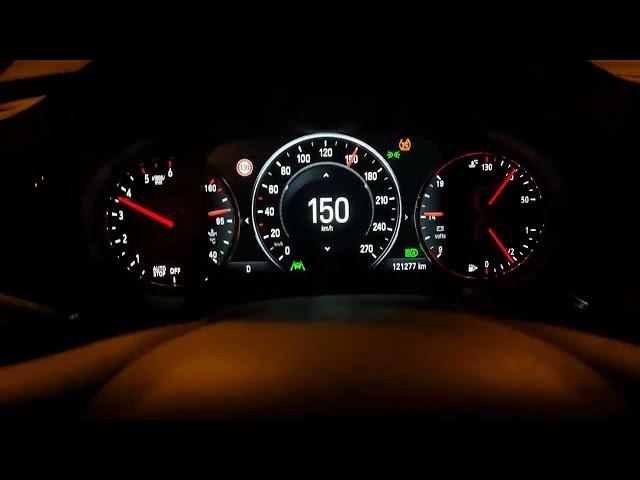 Opel Insignia B Gsi diesel acceleration 0-190km/h