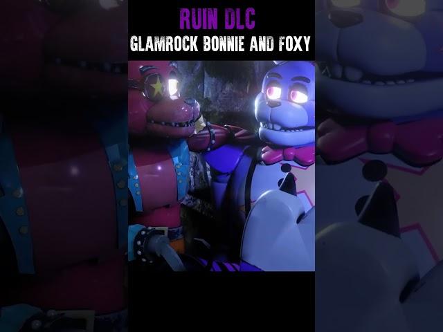 RUIN DLC GLAMROCK BONNIE AND FOXY #shorts #fnafsecuritybreach #fnaf