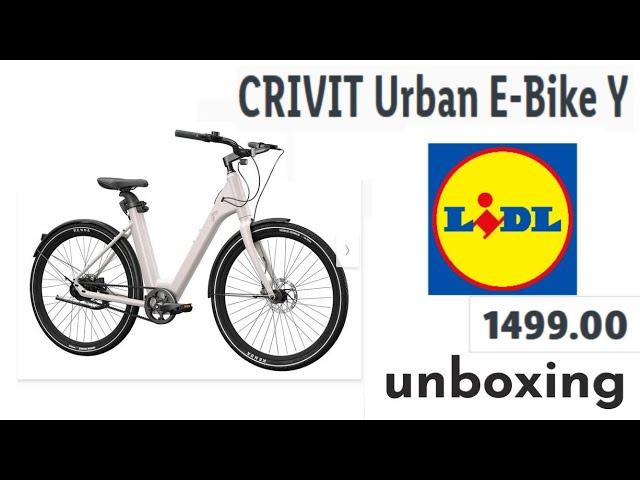 LIDL E-BIKE (Crivit) - Dieses Ebike fährt sich wie ein E-BIKE - Unboxing