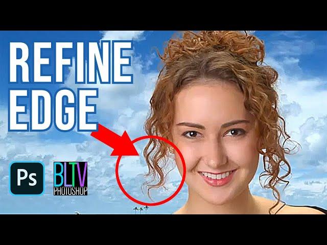 Photoshop Tutorial: REFINE EDGE & QUICK SELECTION