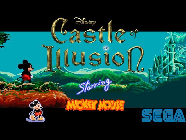 Castle of Illusion Starring Mickey Mouse walkthrough (Sega Mega Drive/Genesis)