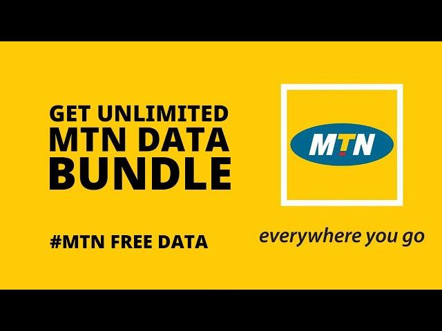 MTN FREE UNLIMINTED DATA BUNDLE TRICK Latest Trick