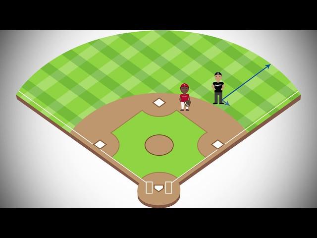 Umpire Position With A Runner on First | Little League