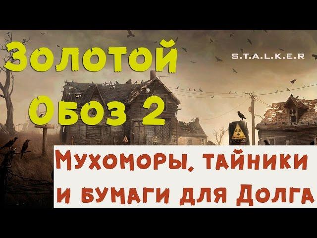 S.T.A.L.K.E.R - Золотой Обоз 2 - Мухоморы, тайник для Долговца и просто хабар  2 серия