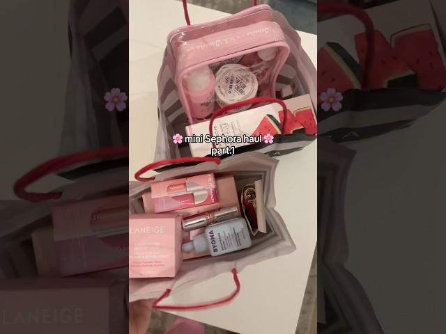 Mini Sephora haul part.1  #sephora #asmr #makeup #skincare