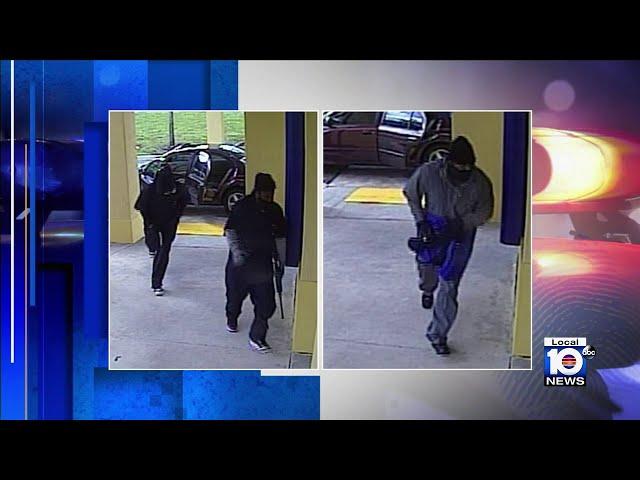 FBI: 'Violent' armed trio robs bank in Cooper City