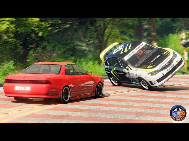 Side Collisions of Cars #31 - BeamNG.drive CRAZY DRIVERS