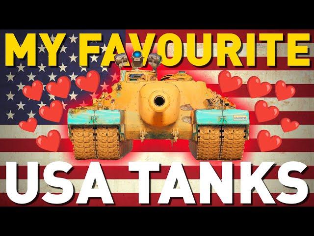 My TOP TANKS of the USA in World of Tanks!