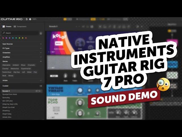 Native Instruments Guitar Rig 7 Pro - Sound Demo