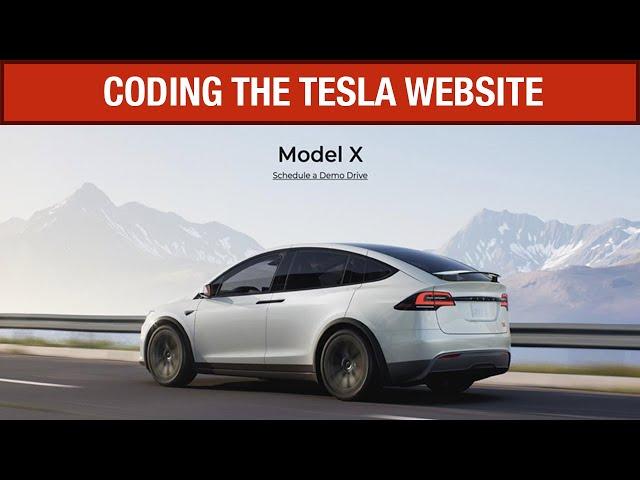 ASMR Programming: TESLA Website Project (No Talking)