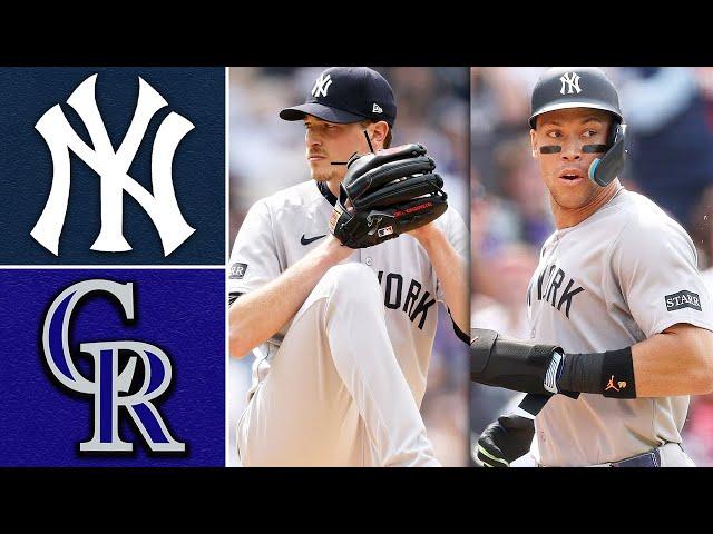 New York Yankees @ Colorado Rockies | Game Highlights (5/24/25)