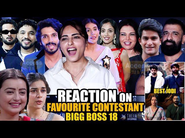 Celebrities React On Thier Favourite Contestants Of Bigg Boss 18 | Vivian,Avinash,Eisha,Rajat,Chahat