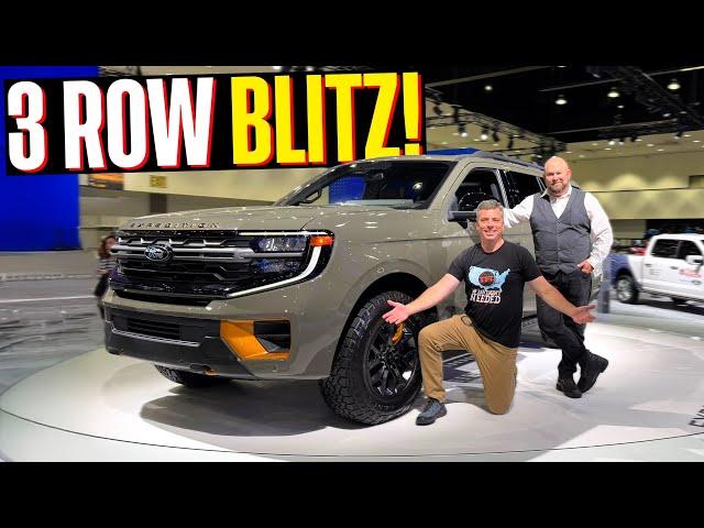 2024 LA Auto Show: The Best Three Row SUV's Of The Year!