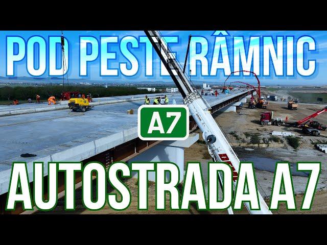 AUTOSTRADA A7 | Pod peste Râmnic | Buzau-Focsani lot 2 | 11.10.2024 Raducu P Drum