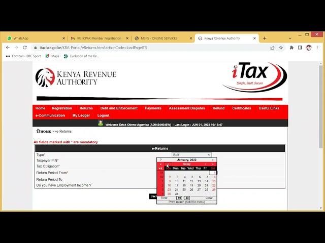 How to file KRA Returns For Employment Income Only