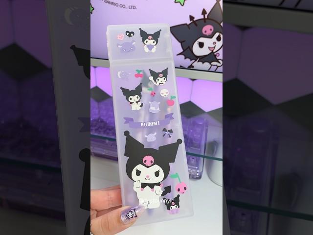 kuromi pencil case #sanrio #cute #asmr #kuromi