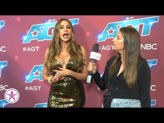 Sofia Vergara Reacts to Breaking Down CRYING on America's Got Talent!