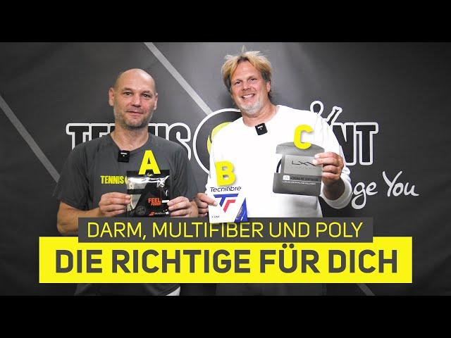 Welche Saite ist die Richtige für mich? Der Vergleich! | Tennis-Point