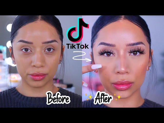 NOSE CONTOUR TIKTOK | FAKE A NOSE JOB WITH MAKEUP!