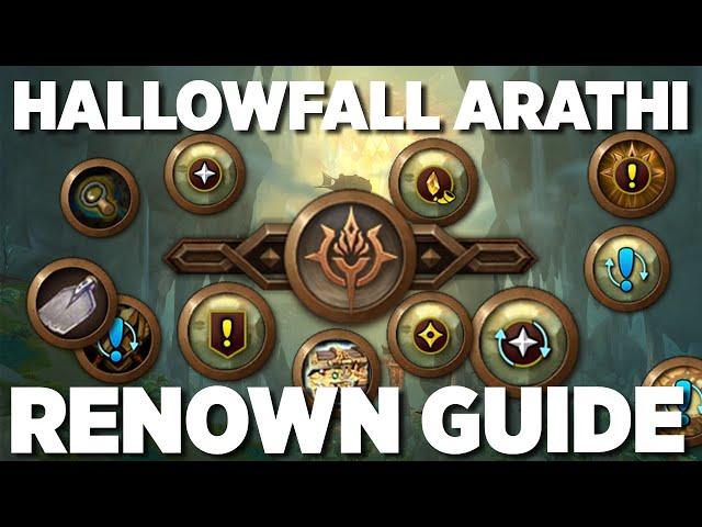 Renown 25 Hallowfall Arathi - Full Guide on Levelling your renown - World of Warcraft The War Within