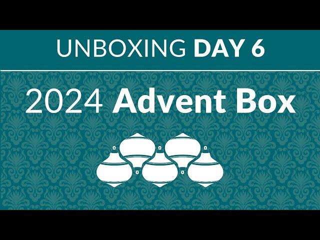 Unboxing Day 6 of the 2024 Sallie Tomato Advent Box!