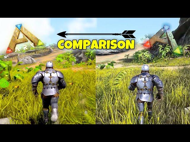 Ark Mobile Beta Vs Ark Survival Pc Graphic Comparison! - Part 01