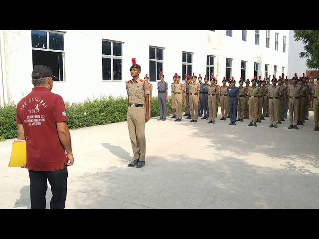 Full practice NCC drill contingent