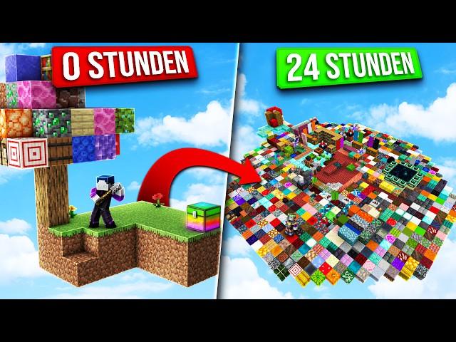 BASTIGHG SPIELT 24 STUNDEN MINECRAFT SKYBLOCK (XXL RANDOMIZER FINALE)