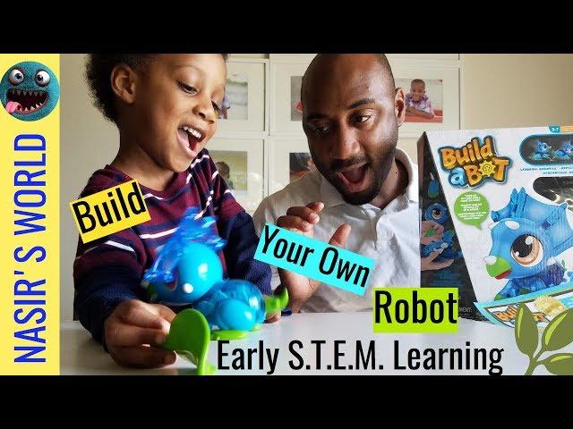 Build-A-Bot Dino | Build Your Own Robot | Interactive STEM toys for kids | Toy Review