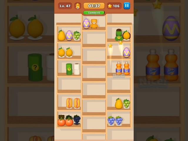 Goods sorting match 3 level 47 #gameplay #gaming #androidgames #bestandroidgames #hitgame #topgames