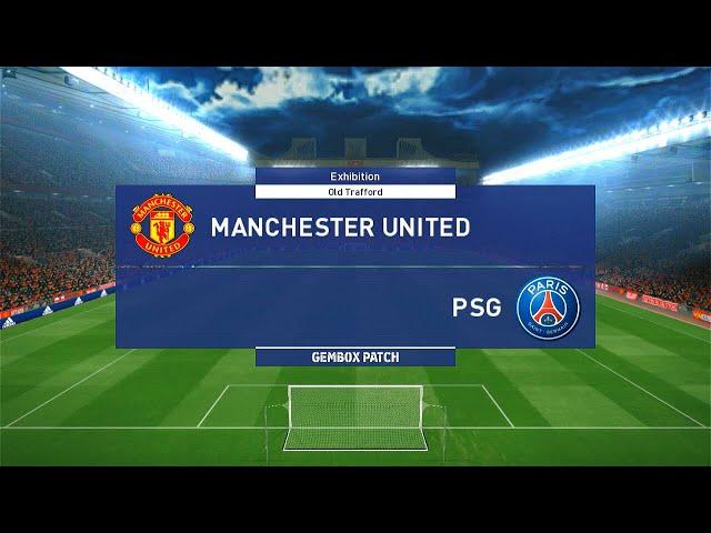 MANCHESTER UNITED VS PSG | Gameplay Pes GEMBOX PATCH Rev.1 Winter 2022 Update PS3