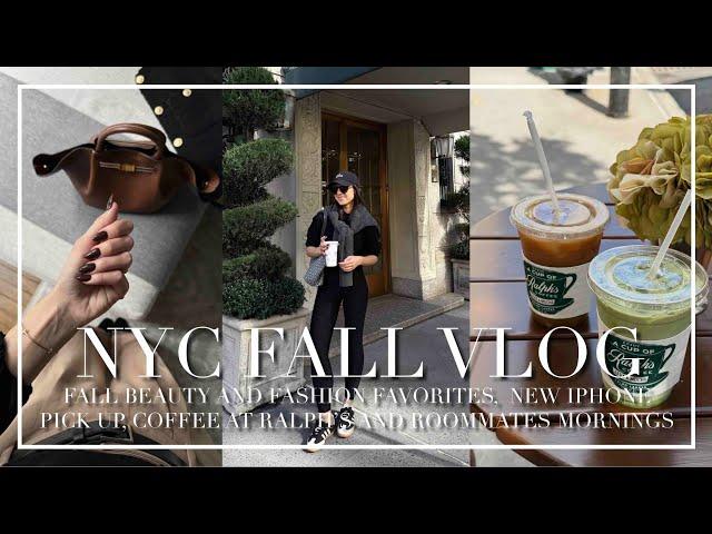 FALL IN NYC | NEW FALL BEAUTY AND FASHION FAVORITES, ROOMMATES CATCH-UP & NYC SHOPPING | Léana Esch