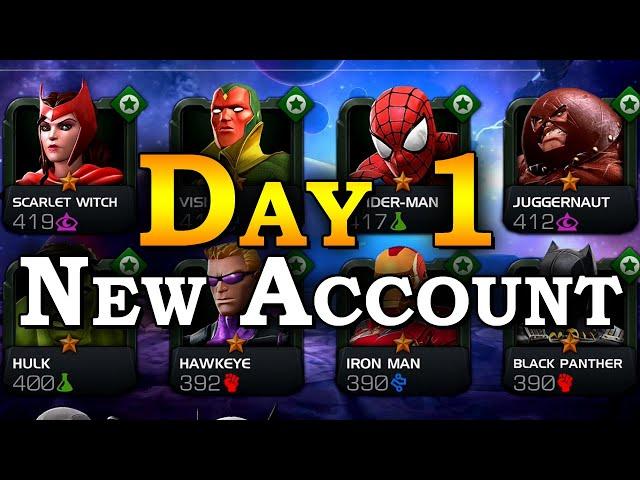 Day 1 - Brand New Account | Marvel Contest of Champions