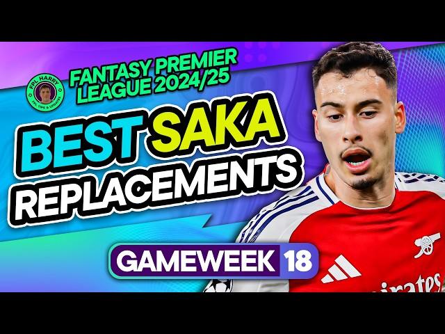 MY FPL GW18 TRANSFER TARGETS ️  Best Saka Replacements?  | Fantasy Premier League 2024/25