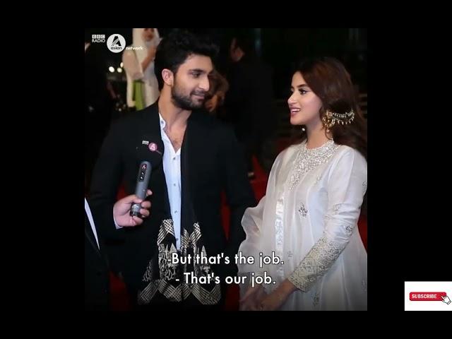 Sajal and abdul ahad raza mir together/great interview of yakeen ka safar