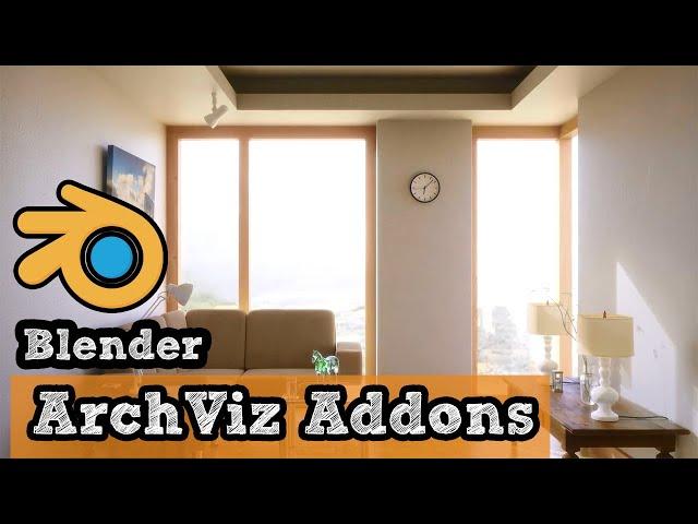 Blender Addons for Architectural Visualization (ArchViz)