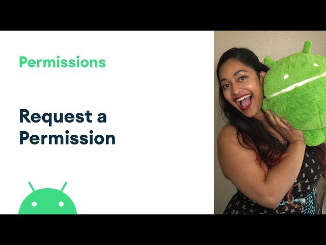 Request a permission in Android