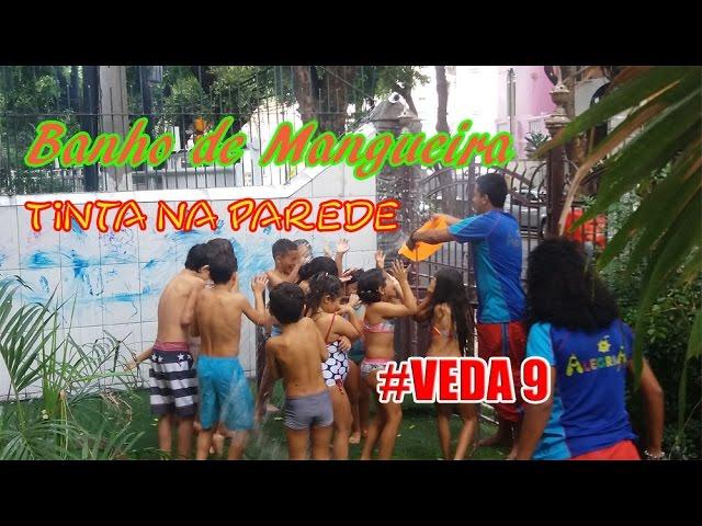 PINTEI A PAREDE E TOMEI BANHO DE MANGUEIRA #VEDA 9