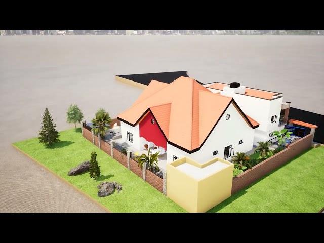 AMAZING RESIDENTIAL BUILDING AT KIBAGABAGA/ MODERN HOUSE IN KIGALI RWANDA/ RAFIKI DESIGN GROUP