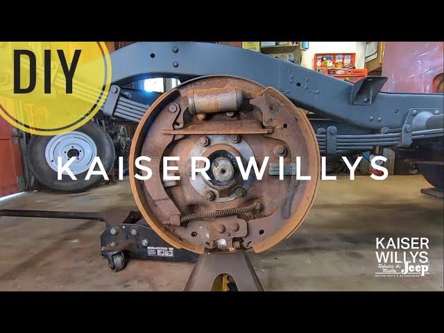 How to replace Willys jeep drum brakes