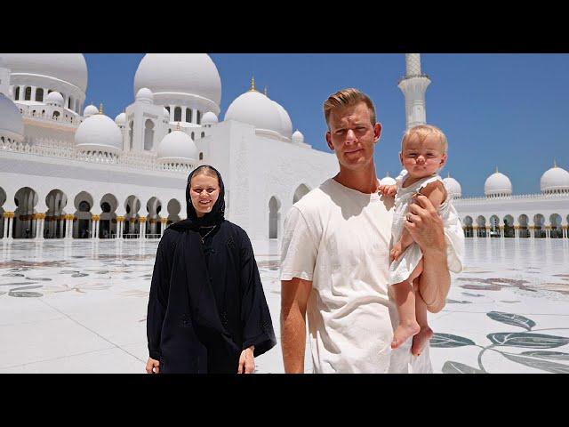 Visiting the Grand Mosque in Abu Dhabi