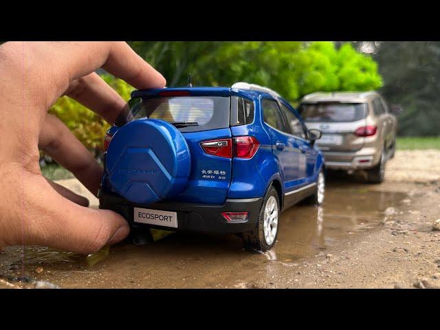 Realistic Ford EcoSport 1:18 Scale Car | Ford Everest | Diecast Model Car Unboxing