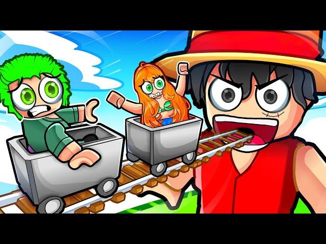 Roblox Cart Ride into GIANT Luffy with Zoro!