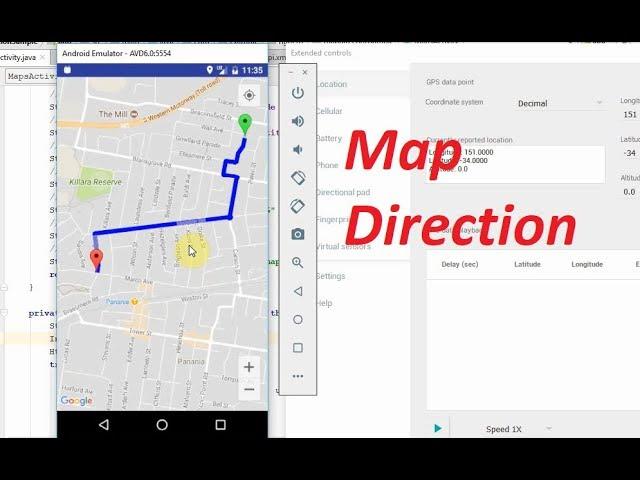 Android tutorial: How to get directions between 2 points using Google Map API