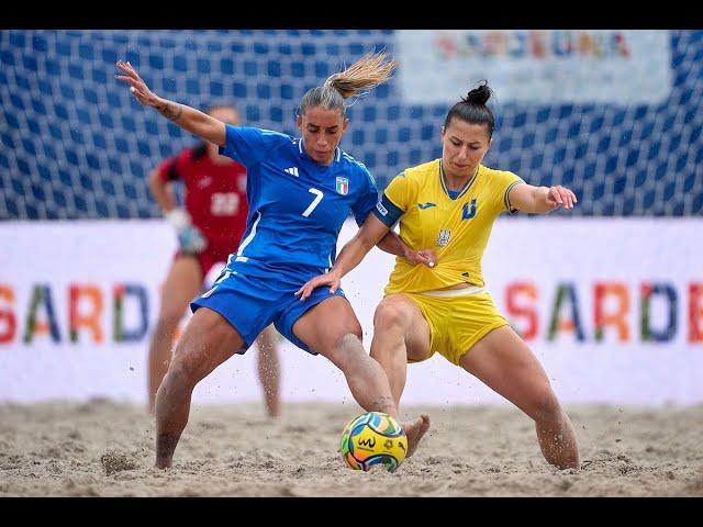 Italy vs. Ukraine  Women's Euro Beach Soccer League Superfinal Alghero 2024 - BEST GOALS