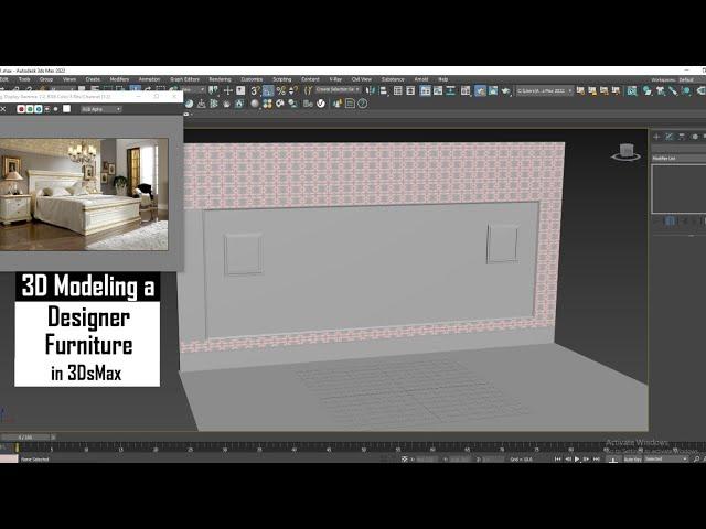 3D Modeling in 3dsMax I How To Model Designer Furniture.