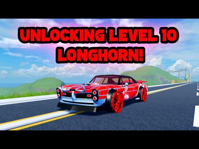 Unlocking the Level 10 Longhorn Vehicle (Roblox Jailbreak)