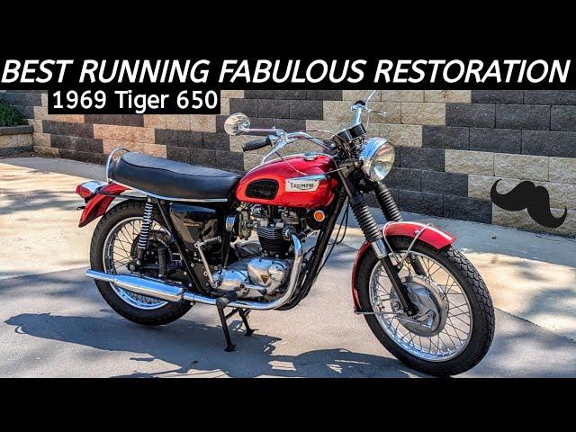 Vintage 1969 Triumph TR6R Tiger 650 - Runs & Looks Better Than New - Wahoo!